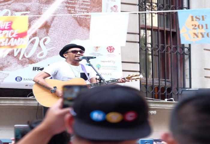 Glenn Fredly Pentas di ISF New York