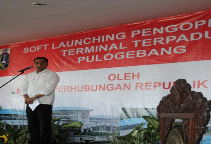 Peresmian Terminal Pulogebang