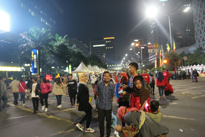 Perayaan Tahun Baru di Jakarta 