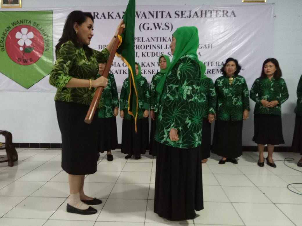 Pelantikan Pengurus Gerakan Wanita Sejahtera  DPW Propinsi Jawa Tengah