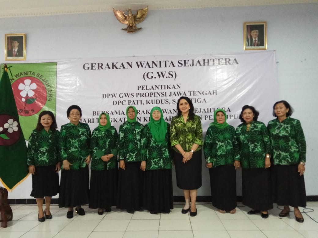 Pelantikan Pengurus Gerakan Wanita Sejahtera  DPW Propinsi Jawa Tengah