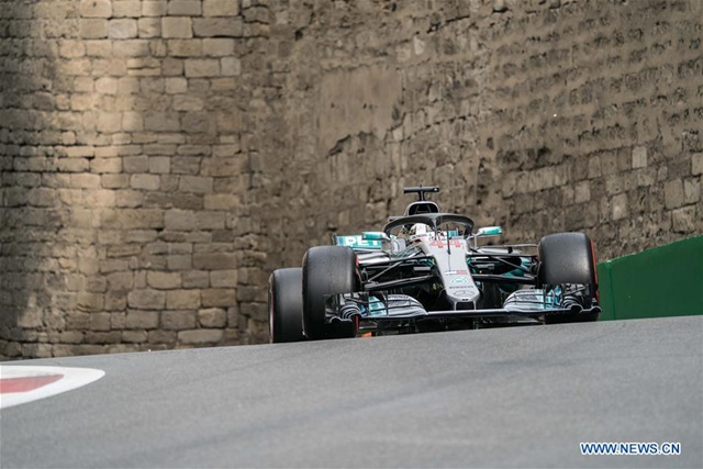 Lewis Hamilton Menang di Grand Prix Formula Satu Azerbaijan