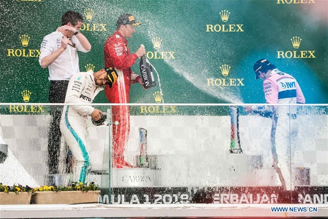 Lewis Hamilton Menang di Grand Prix Formula Satu Azerbaijan