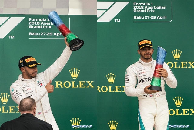 Lewis Hamilton Menang di Grand Prix Formula Satu Azerbaijan