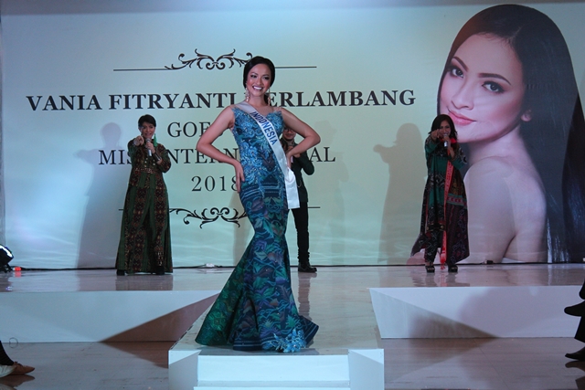Vania Fitryanti Herlambang Goes to Miss International