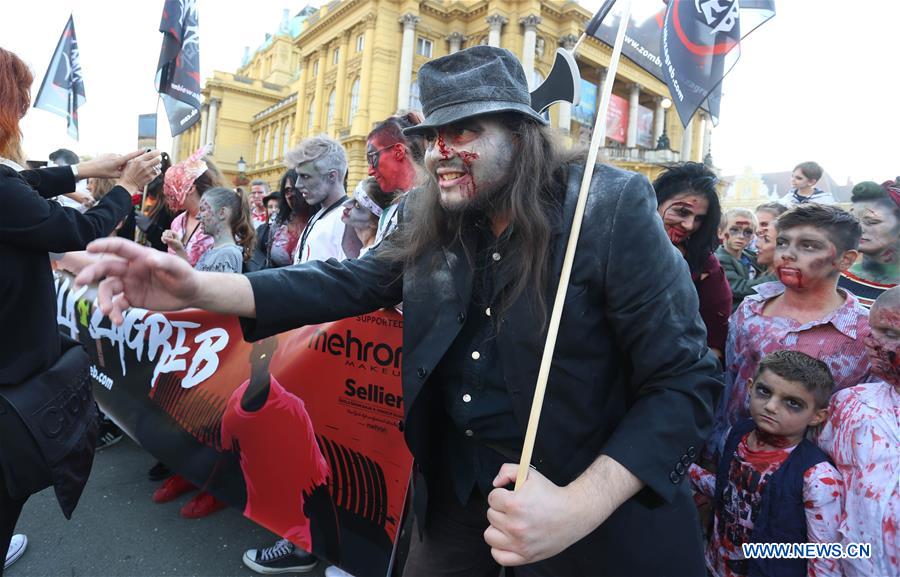 Zombie Walk di Zagreb