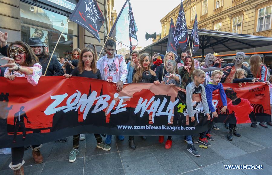 Zombie Walk di Zagreb