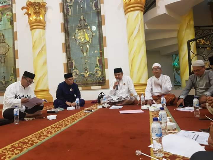 H Hendy Siswanto Hadiri Rapat Takmir di Masjid Roudhotul Muchlisin