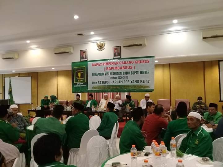 Hendy Siswanto Paparkan Visi Misi Bacabup Jember Di Hadapan DPC dan DPW PPP Jember