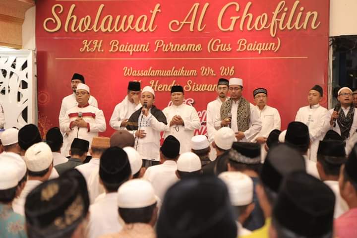 Gelar Sholawat Al Ghofilin untuk Keberkahan bagi Calon Mempelai Berlian Insyirah Azzahro dan Muhammad Nadhif Ramadhan