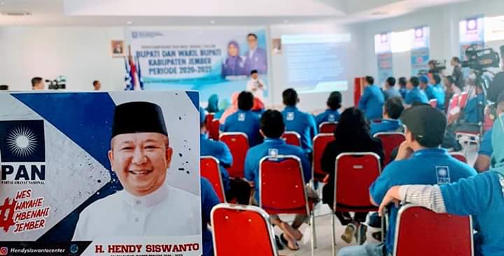  H Hendy Siswanto Sampaikan Visi dan Misi Bakal Calon Bupati Jember di PAN