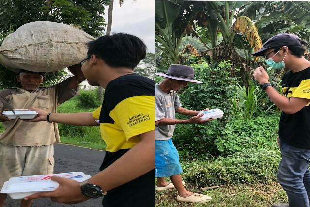 Tim Hendy Siswanto Center Lakukan Pembagian Paket Makanan di Gumukmas, Jember
