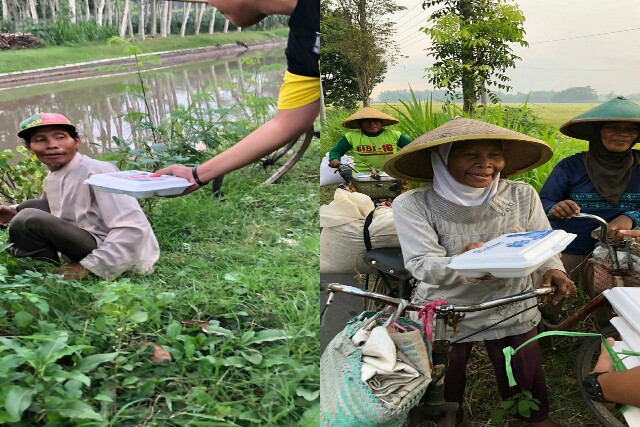Tim Hendy Siswanto Center Lakukan Pembagian Paket Makanan di Gumukmas, Jember