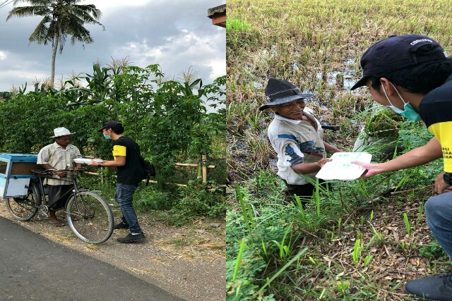 Tim Hendy Siswanto Center Lakukan Pembagian Paket Makanan di Gumukmas, Jember