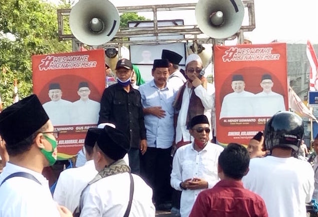 Paslon Bupati-Wakil Bupati H Hendy Siswanto-Gus Firjaun Daftar ke KPUD Jember