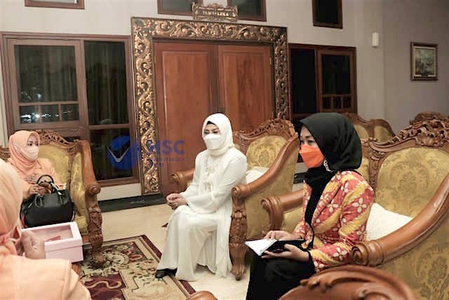 Ketua TP PKK Jember Terima Kedatangan Bersilaturahim Dharma Wanita Persatuan