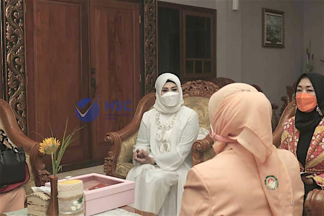 Ketua TP PKK Jember Terima Kedatangan Bersilaturahim Dharma Wanita Persatuan