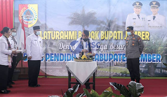 Bupati Hendy Siswanto Sapa Hangat Keluarga Besar Dinas Pendidikan Jember