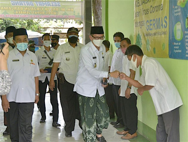 Wabup Jember Firjaun Barlaman di Peringatan Isra Mi'raj Bersama MGMP PAI