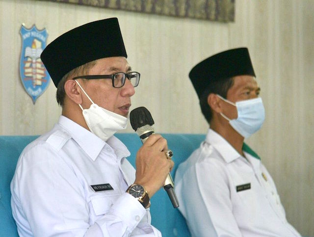 Wabup Jember Firjaun Barlaman di Peringatan Isra Mi'raj Bersama MGMP PAI