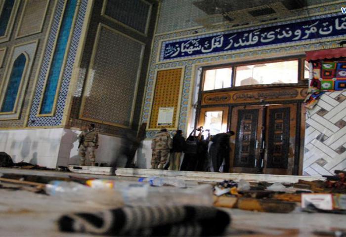 Ledakan di Kuil Lal Shahbaz Qalandar, Pakistan