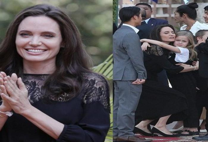Angelina Jolie Di Istana Raja Kamboja