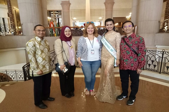 Astira Intan Siap Cantik di Miss Eco International 2018 di Mesir