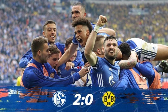 Taklukkan Dortmund, Schalke Pertahankan Peringkat Kedua