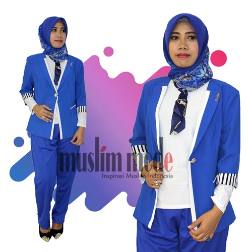 Gaya Chic di Kantor Ala Muslim Mode
