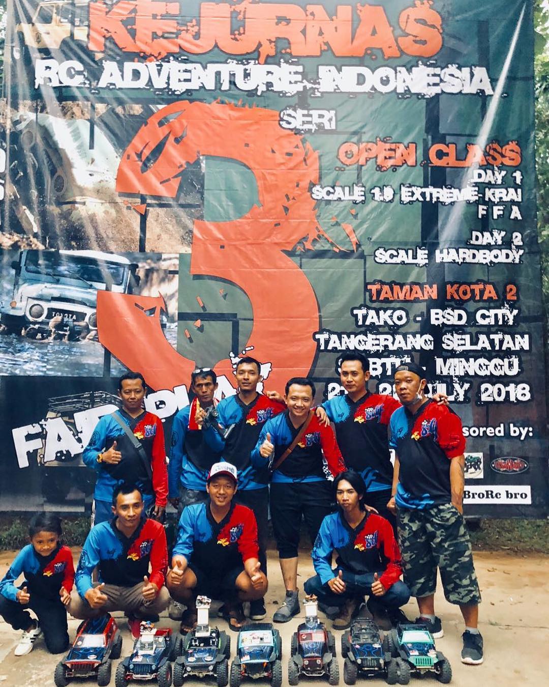 Seven Dream Farm Racing Sukses Besar di Kejurnas RC Offroad ke-3