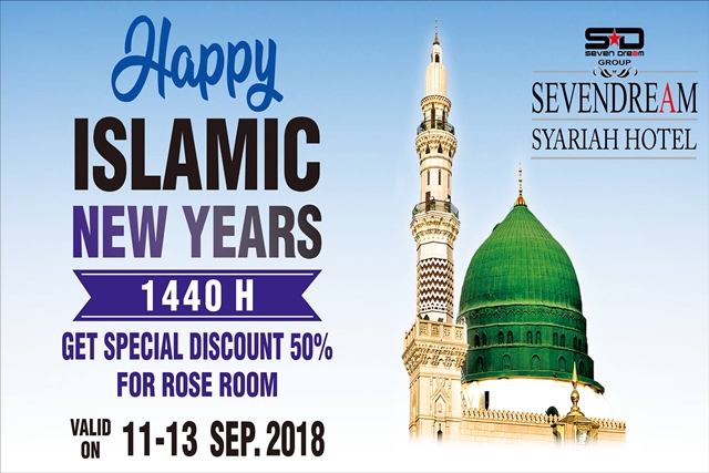 September Ini, Seven Dream Syariah Hotel Berikan Diskon Spesial!