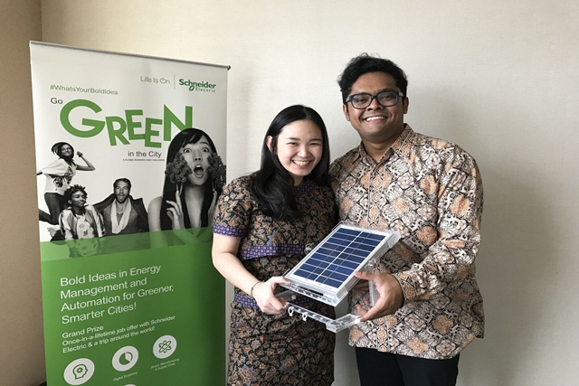Mahasiswa Indonesia Melaju ke Grand Final Schneider Electric Go Green in The City di AS