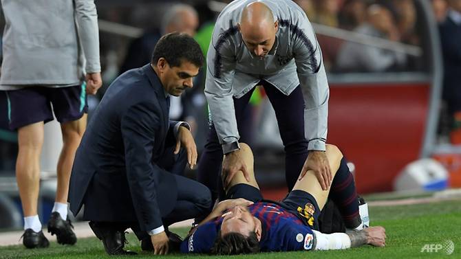 Messi Cedera Akan Absen Tiga Minggu