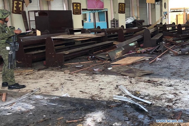 Dua Ledakan Gereja di Filipina Selatan Tewaskan 27 orang