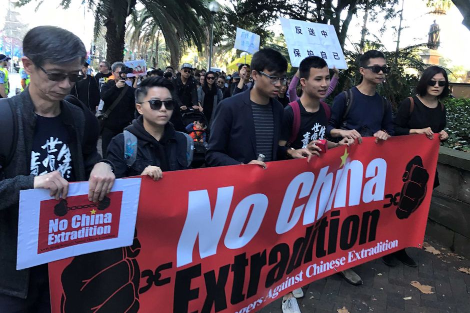 Protes Hukum Ekstradisi China Merambah ke Sydney
