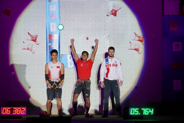 Atlet Panjat Tebing Alfian M Fajri Berhasil Sabet Juara Dunia