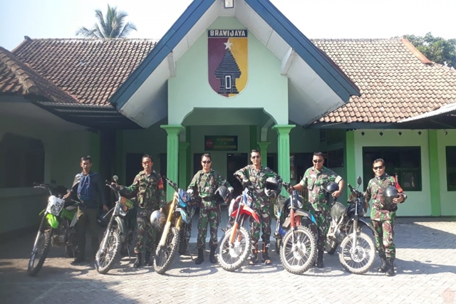 Komandan Koramil Silo Kodim 0824/Jember Bersama Polisi Hutan Patroli Sobo Alas Cegah Karhutla