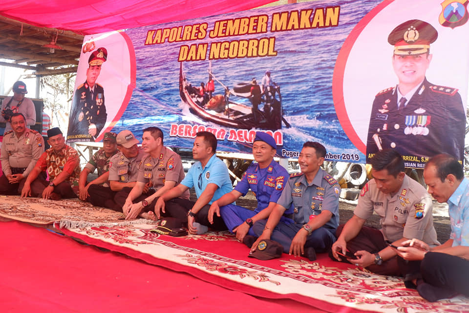 Cuaca Tak Menentu, Polres Jember Imbau Nelayan Jaga Keselamatan Saat Melaut