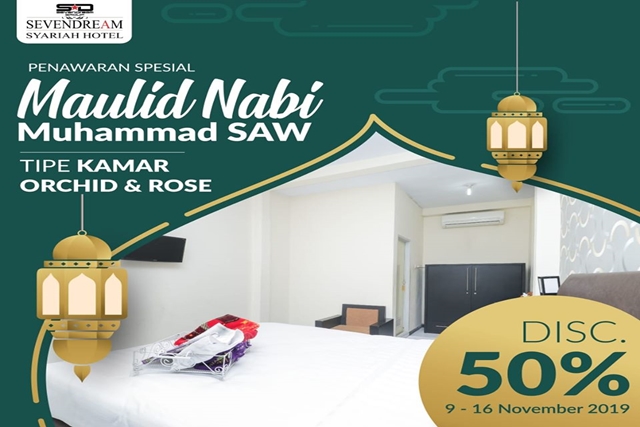 Awal November Ini Ada Diskon 50% Dari Seven Dream Syariah Hotel!