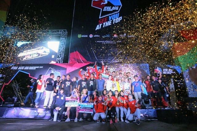Indonesia Juara Umum di Pertandingan Panjat Tebing Asian Championship 2019