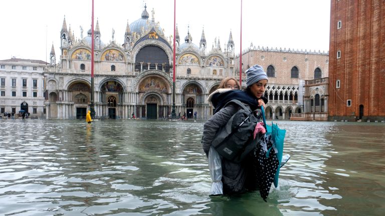 Venesia Diterjang Banjir Besar
