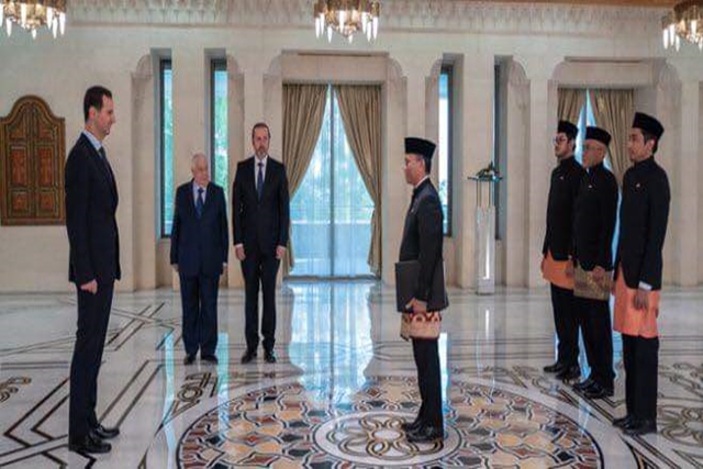 Dubes RI Serahkan Surat Kepercayaan Kepada Presiden Suriah