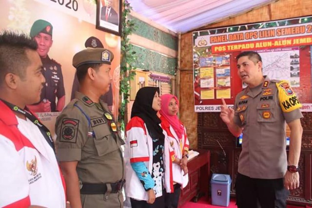 Polres Jember Gunakan Limbah dan Perkakas Bekas Ciptakan Pospam Ramah Lingkungan