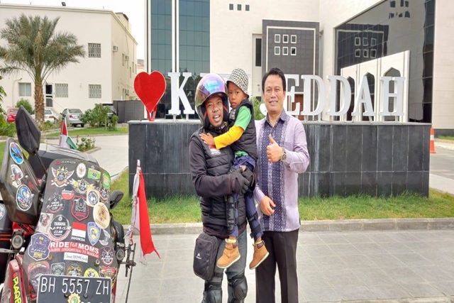 Awali Tahun 2020, KJRI Jeddah terima Bikers "Ride for Mom"