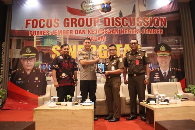 Polres Jember dan Kejaksaan Samakan Persepsi Dalam Penanganan Perkara