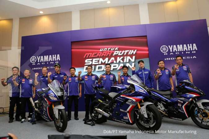 Tim Yamaha Racing Indonesia Disemangati Valentino Rossi dan Maverick Vinales