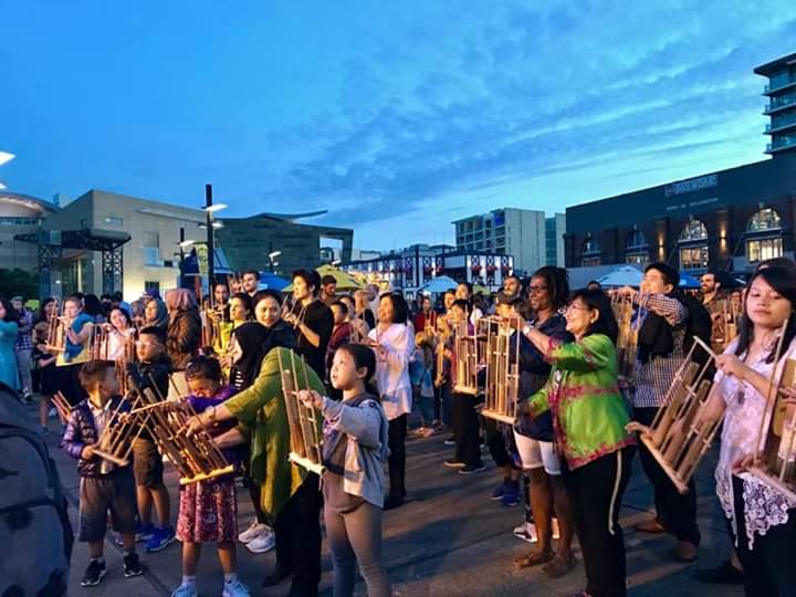 Angklung dan Kuliner Indonesia Meriahkan Latern Festival 2020, Wellington