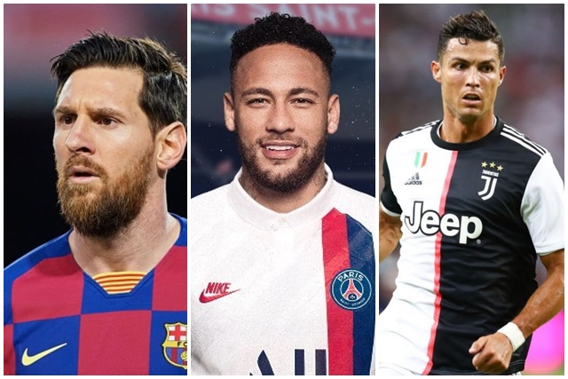 Messi, Ronaldo dan Neymar Pemain dengan Bayaran Terbaik di Dunia
