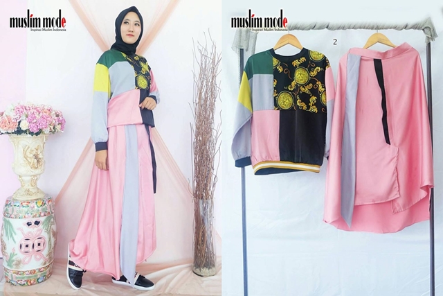 BMD Motif Kombinasi Warna Muslim Mode