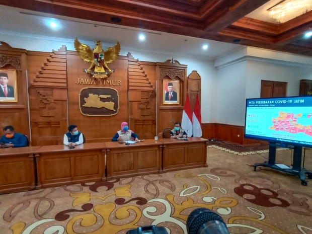 Total Pasien Sembuh dari Covid-19 di Jawa Tmur 42 Orang